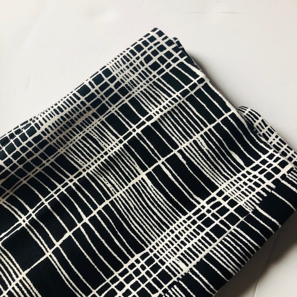 LOFT black / cream printed pants - Picture 3 of 6